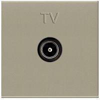 Розетка TV Оконечная без рамки ABB Niessen Zenit 1-м. 2 мод. N2250.7 CV шампань картинка